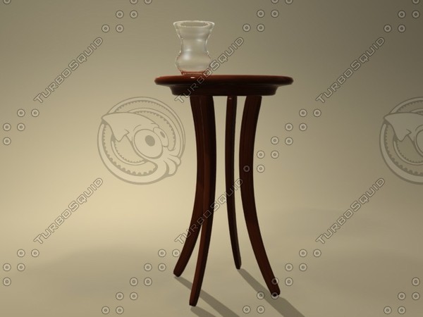 3d model end table - end table.max by Animation Anchor Line
